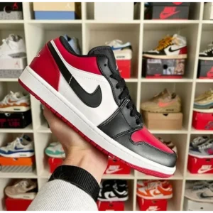 Nike Air Jordan 1 Low Bred Toe Shoes for Men (SW4767)