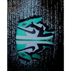 Nike Air Jordan 1 High Green Glow Shoes for Men (SW4736)