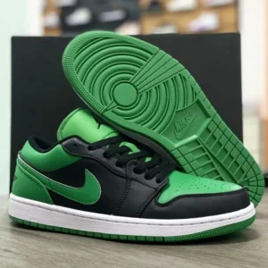 Nike Air Jordan 1 Low Black Lucky Shoes for Men (SW4709)
