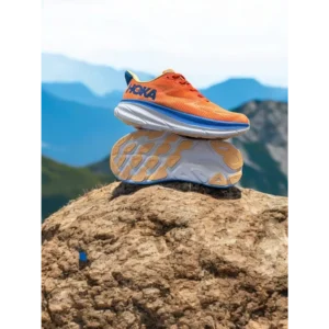 Hoka One Clifton 9 Navy Red Shoes For Men (SW5843)
