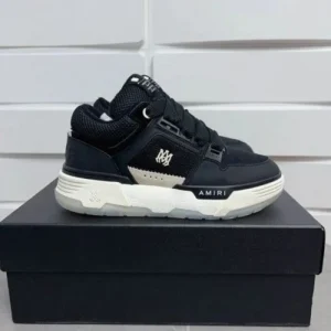 Imported Amiri Ma 2 Low Top Black Shoes For Men (SW5737)