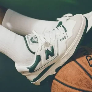 New Balance 550 White Green Shoes For Men (SW5639)