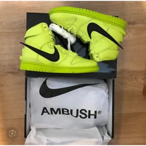 Nike Ambush Dunk High Volt Green Shoes For Men (SW5859)