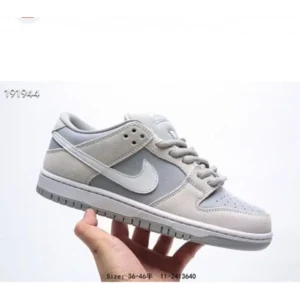 Nike Sb Dunk Low Summit White Wolf Grey Shoes For Men (LL584)