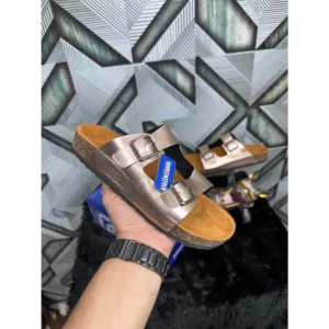 Birkenstock Arizona Gold Suede For Women (SNC536)