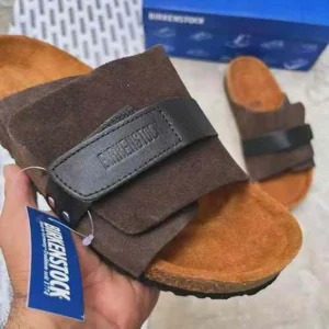 Birkenstock Kyoto Brown Suede For Men (SNC607)