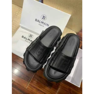 Balmain Ari Black Slide For Men (SP509)
