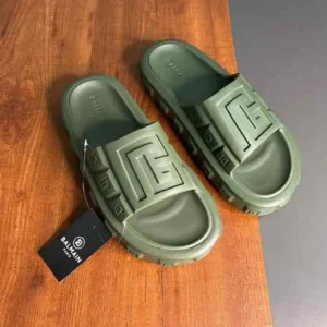 Balmain Ari Green Slide For Men (SP510)