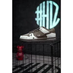 Nike Sb Dunk Low Chrome Heart White Cocoa Shoes For Men (FST1111)