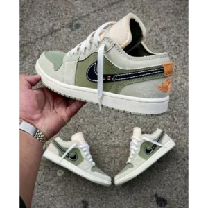 Air Jordan Retro 1 Low Craft Olive Shoes For Men (FST1114)