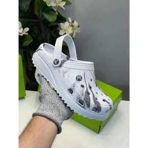 Crocs Classic Clogs White Grey For Men (FST1127)