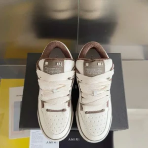 Amiri Ma 2 Low Top White Brown Shoes For Men (FST1131)
