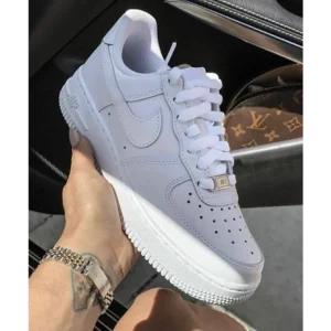 Nike Air Force 1 Low Leather Top Milky White Shoes For Men (FST1195)