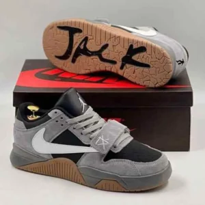 Nike Travis Scott Jumpman Jack Grey Shoes For Men (BME05)