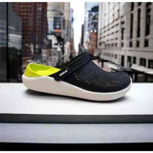 Crocs Lite Ride Black Neon For Men (BME144)
