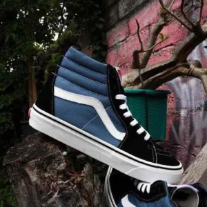 Vans Old Skool Blue Long Shoes For Women (BME172)