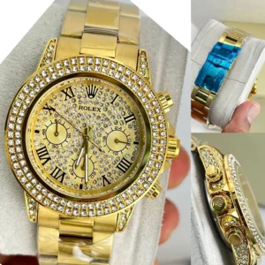 Rolex Diamand Gold Watch For Men (AFW02)