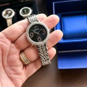 Swarovski Watch Rose-TT Black For Women