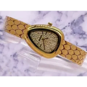 Bvlgari Watch Serpenti Seduttori Full Gold For Women