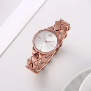 Calvin Klein Watch Copper With White For Women