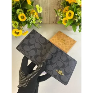 Coach Wallet with OG Box, Card & All Accessories For Men (SW2301)