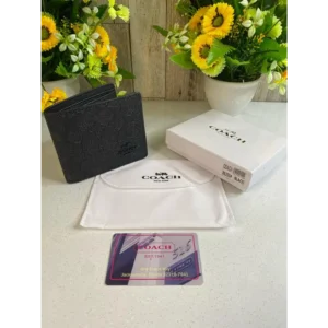 Coach Wallet With OG Box Dust Bag Card For Men (SUP414)