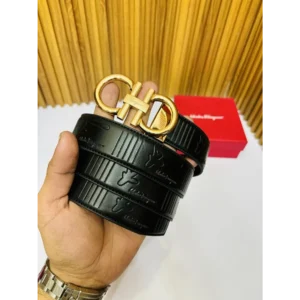 Salvatore Ferragamo Belt With Box For Men (SW2435)