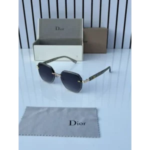 Dior Sunglasses Gold Black Shaded (ETS13)