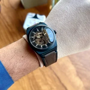 Fossil Watch Auto Heavy Lather For Men (ETS61)
