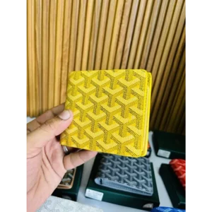 Goyard Wallet Yellow Quality For Men (BOT201)