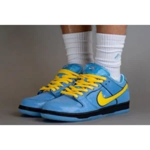 Poweruff x SB Dunk Low Bubbles Blue Men Shoes (FT565)