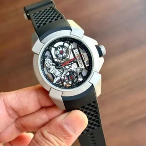 Jacob & Co Watch Silver Black For Men (SW1091)