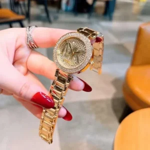 Michael Kors Watch Parker Pave Gold For Women (FIT406)