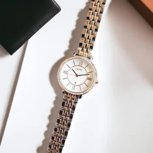 Fossil Watch Jacqueline 2Ton-Copper-White For Women (FIT425)