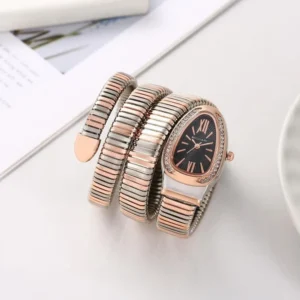 Bvlgari Watch Serpenti Snake Copper-Black For Women (SW1414)
