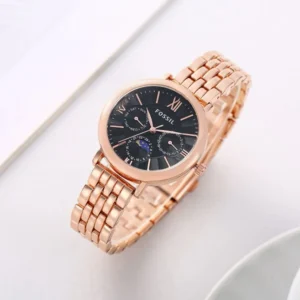 Fossil Watch Jacqueline Sun Moon Copper-Black For Women (BOT488)