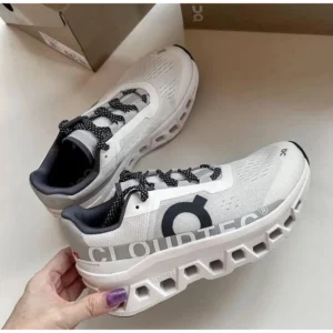 On Cloud Monster White Shoes For Men (SL510)