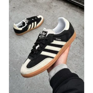 Adidas Samba Core Black Wonder White For Men's Shoes (BSF219)