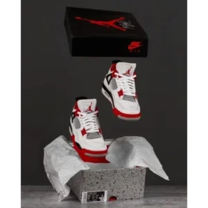 Jordan Retro 4 Fire Red Men's Shoes (BSF275)
