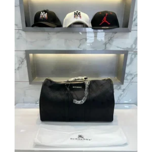 Burberry Black Travel Duffel Bag (BSF295)