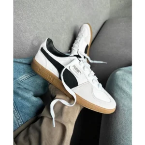 Puma Palermo White Black Shoes For Men (BOT79)