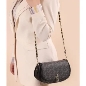 Michael Kors Mila Shoulder Bag With Carry Bag And Box For Women (TB98)