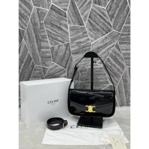 Celine Terence Shoulder Bag Black With Original Box For Women (FT688)