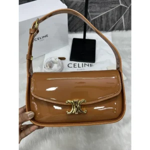 Celine Terence Shoulder Bag Brown With Og Box For Women (FT691)
