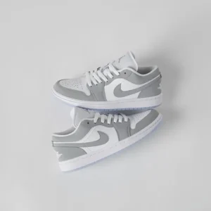 Nike Air Jordan Retro 1 Low Wolf Grey Shoes For Men (SL679)