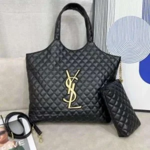 YSL Saint Laurent Satchel Bag Black For Women (FT932)