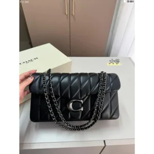 Coach Tabby Shoulder Bag Leather With Box Dust Bag For Women (TB34)