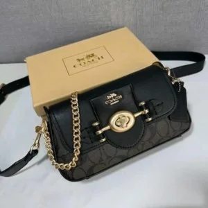 Coach Brie Shoulder Bag With Og Box & Dust Bag For Women (SZ786)