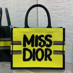 Miss Dior Tote Bag Graffiti Book Large With Og Box & Dust Bag For Women (FT645)