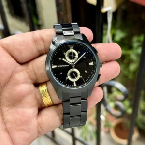 Emporio Armani Claudio Watch Black For Men (LAZ739)